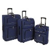 600D polyester EVA luggage trolley bag