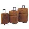 600D polyester EVA luggage trolley bag