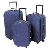 600D polyester EVA luggage trolley bag