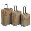 600D polyester EVA luggage trolley bag