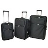 600D polyester EVA luggage trolley bag