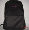 600D polyester black  backpack