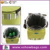 600D polyester bottle cooler bag