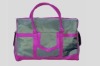 600D polyester fashion travel tote bags