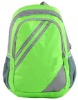 600D polyester green sport backpack