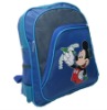 600D polyester printing fashional school bags with embroidery