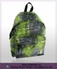 600D polyester school backpack bag