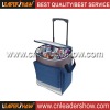 600D polyester trolly cooler bag