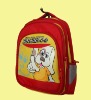 600D school backpack with cartoon