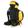 600D yellow 80L hiking backpacks