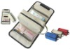 600d polyester folded round cosmetic case