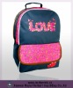 600d polyester new design backpack school bag