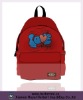 600d polyester red backpack school bag