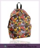 600d teens school backpack bag in puzzle printing