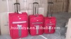 600d two-tone twill polyester trolley luggage bag