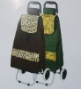 600d waterproof foldable wheel shopping trolley bag