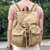 6604 washed cotton canvas backpack