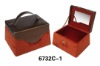 6732C-1 terry & PVC cosmetic storage box