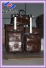 6pcs PU luggage set/luggage trolley cases