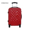 700-Diamond Texture Travelling Luggage+ABS High Quality Luggage Suitcase