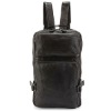 7039I-1 Cowboy Vintage Leather Men's Hiking Camping Travel Backpack Cross Body Bag HOBO