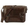 7070R Classic Vintage Leather Men's Crossbody Bag Briefcase Wallet Phone Holder Pocket