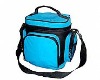 70D polyester cooler bag of blue colour for promotion