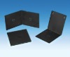 7MM SQUARE BLACK SINGLE/DOUBLE DVD CASE(YD-029)