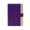 8.25" Flip Cover for Barnes and Noble NOOK Color purpple with beige side line