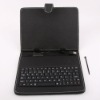 8 inch Full USB TYPE Keyboard Leather Case with black corlor fits to 8 inch Tablet PC VIA8650 S5PV210 MID