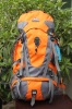 80L Internal Frame Hiking Backpack With Orange