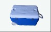 80L plastic cooler box with wheels