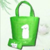 80g promotional handle non woven foldable shopping bag