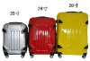 8148-Ferrari yellow Durable abs pc luggage case & ABS material trolley Luggage & promotional stock luxury PC luggage