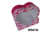 8541A clear PVC window heart shape gift box, chocolate/display box