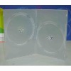 9mm semi-clear double DVD case