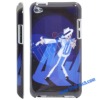 A Funny Dancing Man Hard Case for Apple iPod Touch 4 (Black + Blue)