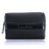 A1013C-5 Leather and canvas clutch bag/purse designer