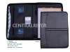 A4 ZIP PORTFOLIO WITH BULGY BELT ON FRONT