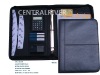 A4 ZIP PORTFOLIO WITH CALCULATOR AND METAL BINDER