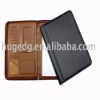 A4 zipper pu leather portfolio