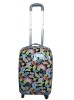 ABS+PC printed carry-on luggage