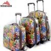 ABS PC spinner hard trolley luggage set with laptop case