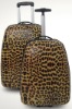 ABS +pc leopard print trolley bag(dc-8009)