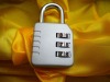 AJF 3 digits resetable promotional luggage combination lock