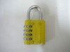 AJF 40mm 4 Resetable Dial Wheels Luggage Lock For Safe