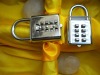 AJF Chrome Plated 10-button Door Pad Locks