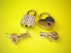 AJF small fashion handbag lock with key,heart lock or square lock