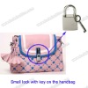AJF small fashion handbag padlock with 1 key