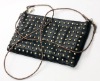 ALIBABA Sale Pi Ju/the female package wholesale/fashion carries on the arm the handbag/rivet female to wrap slanting